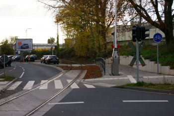 Benutzungspflichtiger Radweg in Bergisch Gladbach